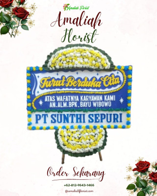 Papan Bunga Duka di Telukbetung