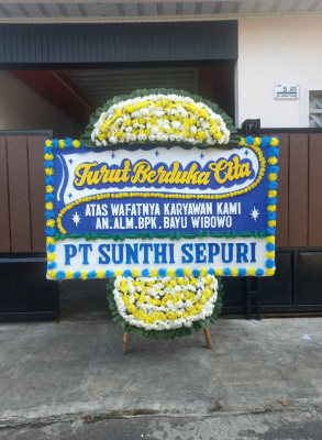 Papan Bunga Duka di Telukbetung