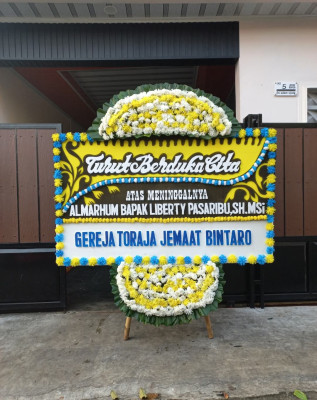 Papan Bunga Duka di Telukbetung