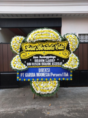 Papan Bunga Duka di Telukbetung