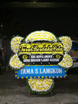 Papan Bunga Duka di Telukbetung
